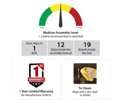 Lancaster White Shutter TV Stand -Best Furniture Store 810464994 6