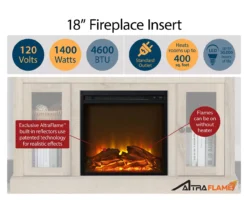 Ameriwood 47" Grandcastle Electric Fireplace Console 16 Ameriwood 47" Grandcastle Electric Fireplace Console -Best Furniture Store 810464998 4