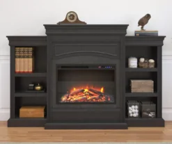 69" Shoreleaf Black Mantel Electric Fireplace 5 69" Shoreleaf Black Mantel Electric Fireplace -Best Furniture Store 810465004 1