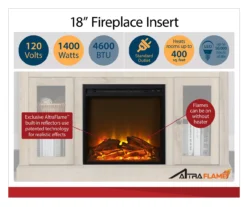 Ameriwood 47" Grandcastle Electric Fireplace Console 19 Ameriwood 47" Grandcastle Electric Fireplace Console -Best Furniture Store 810465005 4