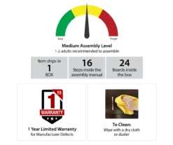 59" Century Lane Rustic Brown Electric Fireplace Console 7 59" Century Lane Rustic Brown Electric Fireplace Console -Best Furniture Store 810465020 6