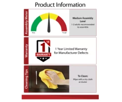 59" Roxbury Black Electric Fireplace Console -Best Furniture Store 810465038 6