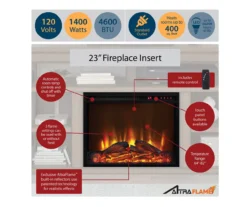 47" Flaxton Espresso Corner Electric Fireplace Console -Best Furniture Store 810465039 6