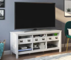 Deveronne Ivory Oak TV Stand -Best Furniture Store 810465065 1