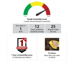 Benson Natural TV Stand -Best Furniture Store 810465082 5