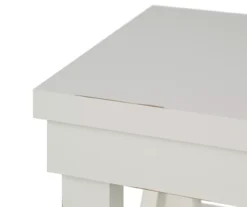 Stockton White TV Stand -Best Furniture Store 810465101 4