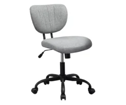 Gray Fabric Office Chair 6 Gray Fabric Office Chair -Best Furniture Store 810465634 2