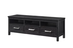 Black 3-Drawer TV Stand
