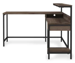 Arlenbry Gray L-Shaped Corner Desk -Best Furniture Store 810485152 5