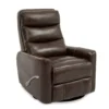 Real Living Bolero Faux Leather Swivel Glider Recliner