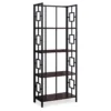 Espresso Square 4-Shelf Open Bookcase