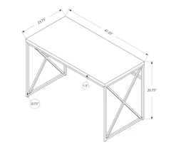 Monarch Reclaimed Office Desk -Best Furniture Store 810512959 10