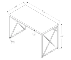 Monarch Reclaimed Office Desk -Best Furniture Store 810512961 3