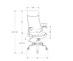 Black Multi-Position Office Chair -Best Furniture Store 810512973 11