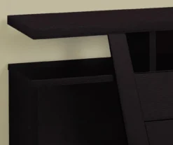 60" Espresso 2-Drawer TV Stand -Best Furniture Store 810512982 4
