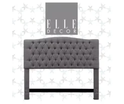 Gray Celeste Upholstered Queen Headboard -Best Furniture Store 810513487