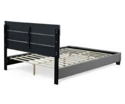 Gray Hudson Queen Upholstered Linen Fabric Bed 32 Gray Hudson Queen Upholstered Linen Fabric Bed -Best Furniture Store 810513495 14