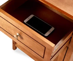 Alcott Light Brown Side Table With Drawer -Best Furniture Store 810513518 6