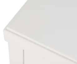 White Finley Wood 3-Drawer Nightstand -Best Furniture Store 810513520 15