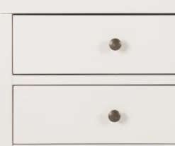 White Finley Wood 3-Drawer Nightstand -Best Furniture Store 810513520 8