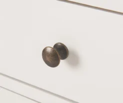 White Finley Wood 3-Drawer Nightstand -Best Furniture Store 810513520 9