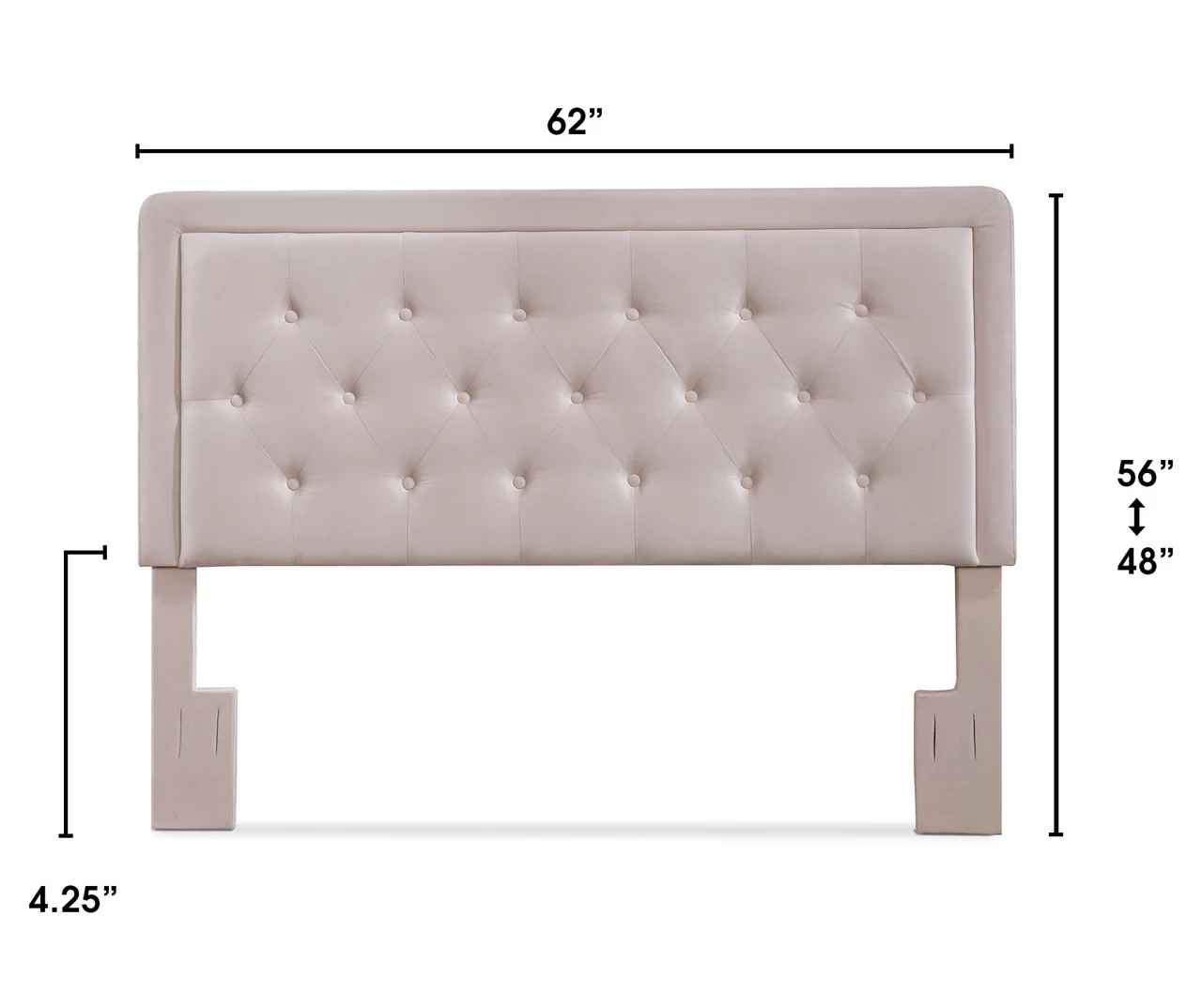 Mauve Amery Upholstered Queen Headboard 8 Mauve Amery Upholstered Queen Headboard - Image 8