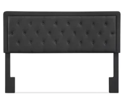 Charcoal Gray Amery Upholstered King Headboard -Best Furniture Store 810513527 10