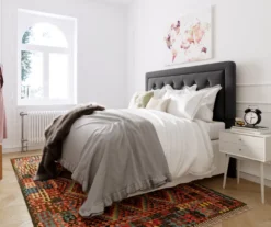 Charcoal Gray Amery Upholstered King Headboard -Best Furniture Store 810513527 3