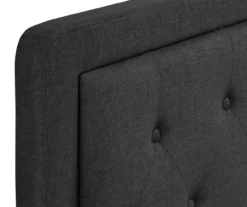 Charcoal Gray Amery Upholstered King Headboard -Best Furniture Store 810513527 7