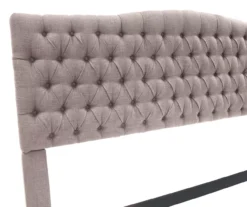 Brown Upholstered Linen King Headboard -Best Furniture Store 810513534 2