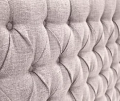 Brown Upholstered Linen King Headboard -Best Furniture Store 810513534 6