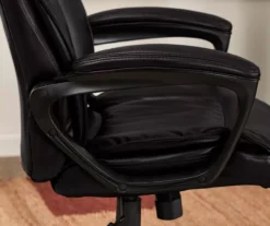 Hannah Black Bonded Leather Office Chair -Best Furniture Store 810513552 5