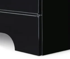 Black Hudson 2-Drawer Wood Nightstand -Best Furniture Store 810513557 10
