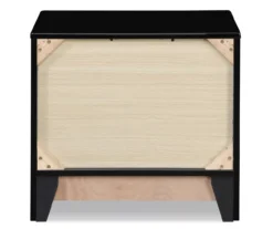 Black Hudson 2-Drawer Wood Nightstand -Best Furniture Store 810513557 15