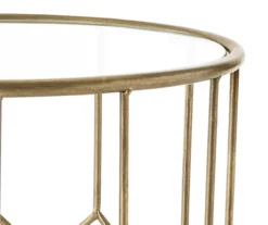 Gold Harper Side Table -Best Furniture Store 810513567 4