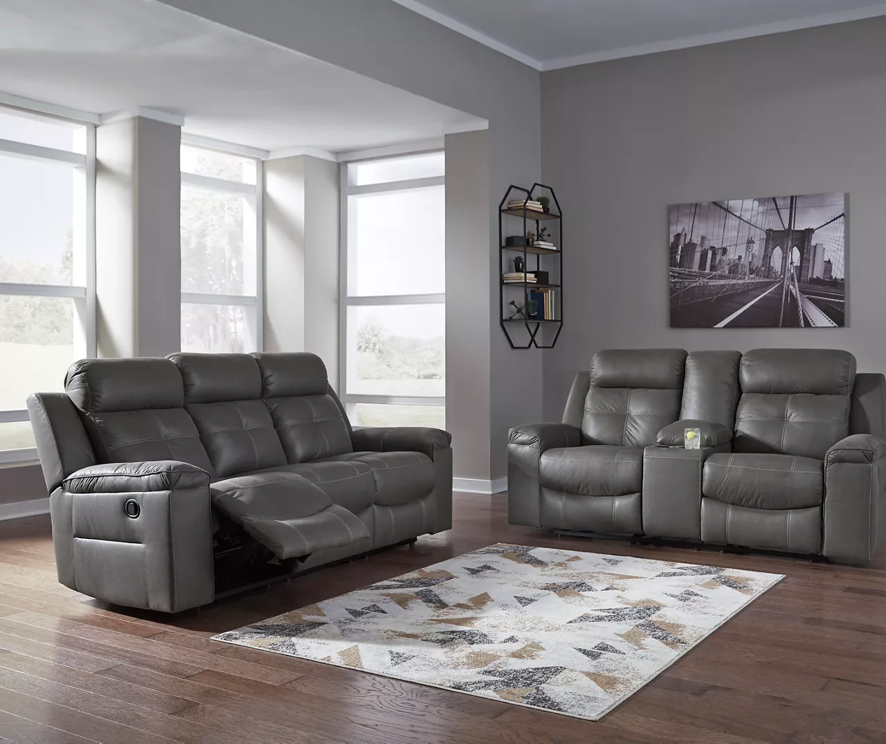 Jesolo Gray Reclining Sofa 4 Jesolo Gray Reclining Sofa - Image 4