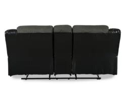 Earhart Faux Leather Reclining Console Loveseat -Best Furniture Store 810519695 2