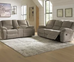 Draycoll Pewter Power Reclining Console Loveseat 6 Draycoll Pewter Power Reclining Console Loveseat -Best Furniture Store 810519718 810519715 1