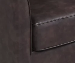 Willow River Hammond Faux Leather Swivel Accent Chair -Best Furniture Store 810519938 3
