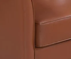 Willow River Hammond Faux Leather Swivel Accent Chair -Best Furniture Store 810519939 3