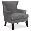 Bossa Dark Gray Accent Chair