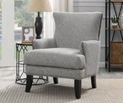 Bossa Beige Print Accent Chair -Best Furniture Store 810519954 7