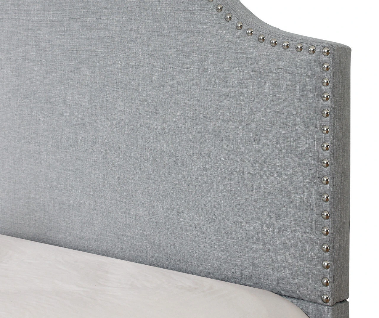 Lombard Light Gray Full Upholstered Bed 5 Lombard Light Gray Full Upholstered Bed - Image 5