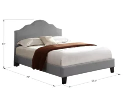 Lombard Light Gray Full Upholstered Bed 15 Lombard Light Gray Full Upholstered Bed -Best Furniture Store 810519982 6