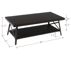 Willow River Pomona Coffee Table -Best Furniture Store 810520050 3