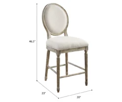 Windham Upholstered Bar Stools, 2-Pack -Best Furniture Store 810520075 3