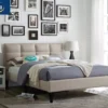 Orson Beige Full Upholstered Bed