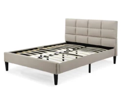 Orson Beige Full Upholstered Bed -Best Furniture Store 810524559 4