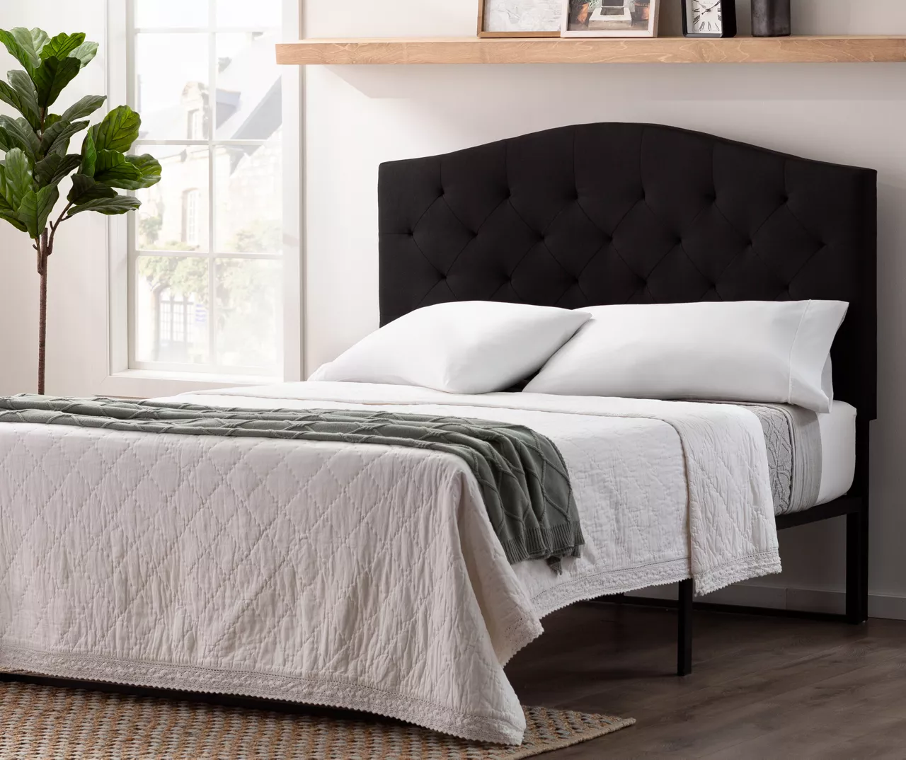 Brookside Curved Edge Upholstered Headboard 16 Brookside Curved Edge Upholstered Headboard - Image 16