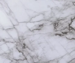 White Marble Look Computer Desk -Best Furniture Store 810533362 3